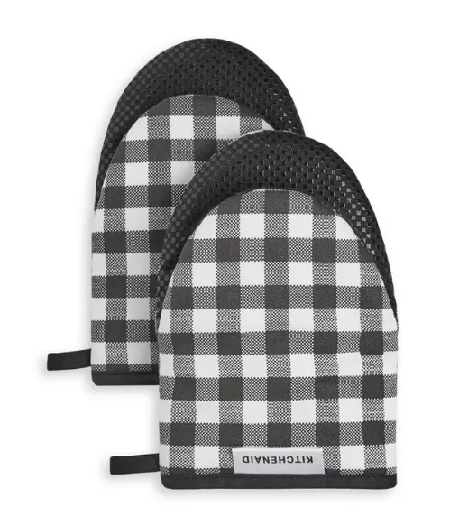 KitchenAid Gingham Mini Oven Mitts